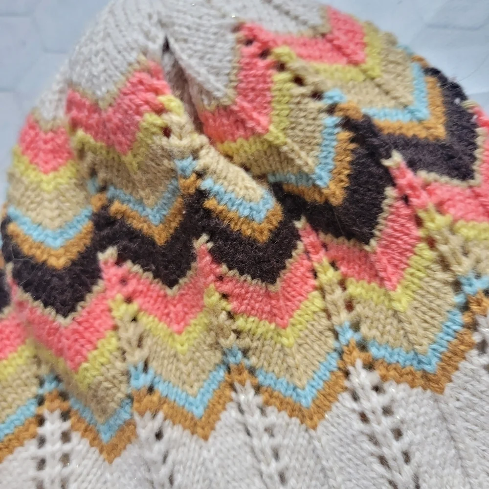 Missoni Target Chevron Girls Acrylic Wool Blend Beanie Winter Hat